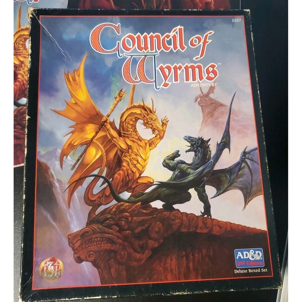 Advanced Dungeons & Dragons | Council of Wyrms  Boxed Set | Incomplete